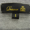 Drawer ドゥロワー 6513-299-0596 ウール ワンポイントロゴ スリット ニット セーターグレー グレー系 1【中古】