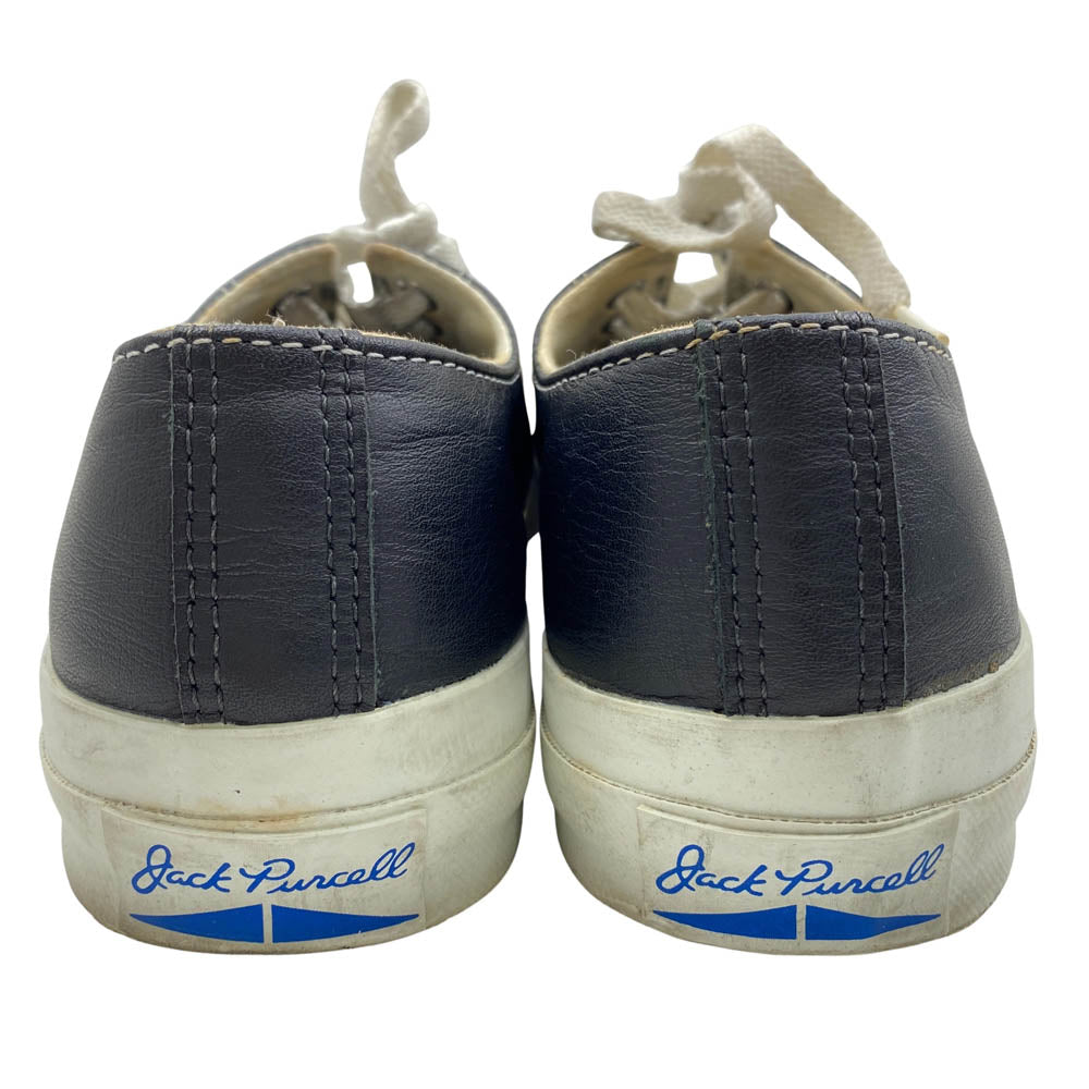 CONVERSE コンバース JACK PURCELL ジャックパーセル レザー ローカット スニーカー 日本製 ブラック系 6 1/2【中古】