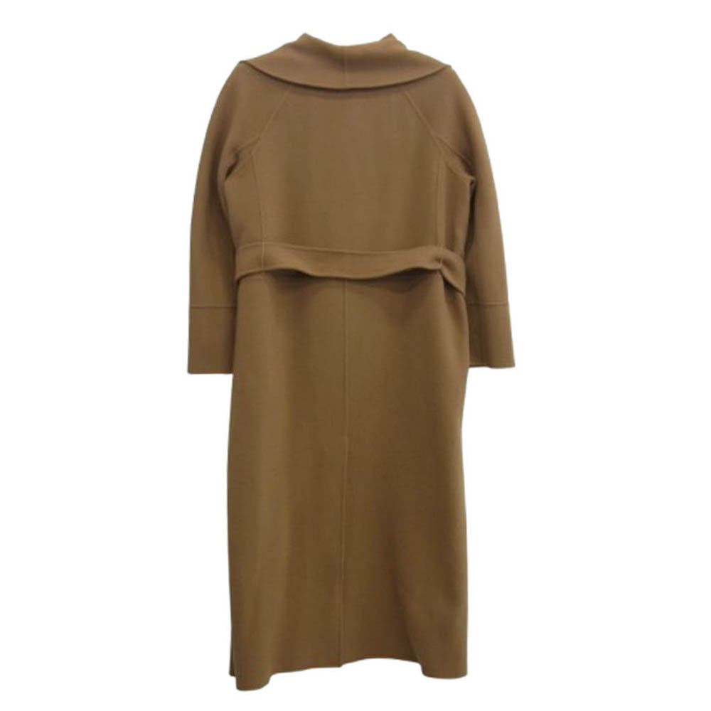 MAX MARA マックスマーラ 90160729 S Max Mara AMIE ダブルフェイス ロング コート ブラウン系 44【極上美品】【中古】