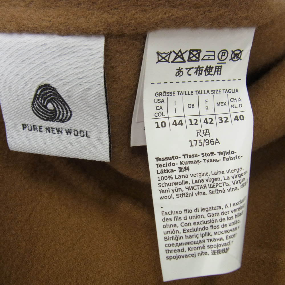 MAX MARA マックスマーラ 90160729 S Max Mara AMIE ダブルフェイス ロング コート ブラウン系 44【極上美品】【中古】