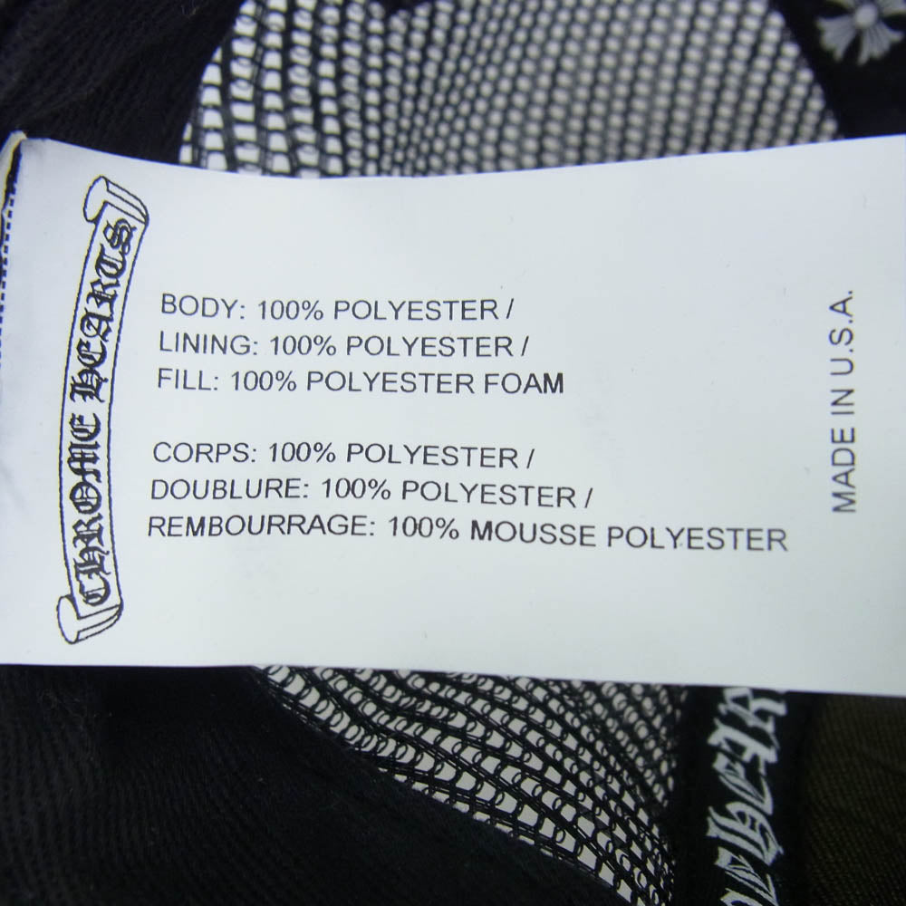 CHROME HEARTS クロムハーツ（原本無） TRUCKER CAP KING TACO BLACK キングタコ トラッカーキャップ ブラック系【中古】