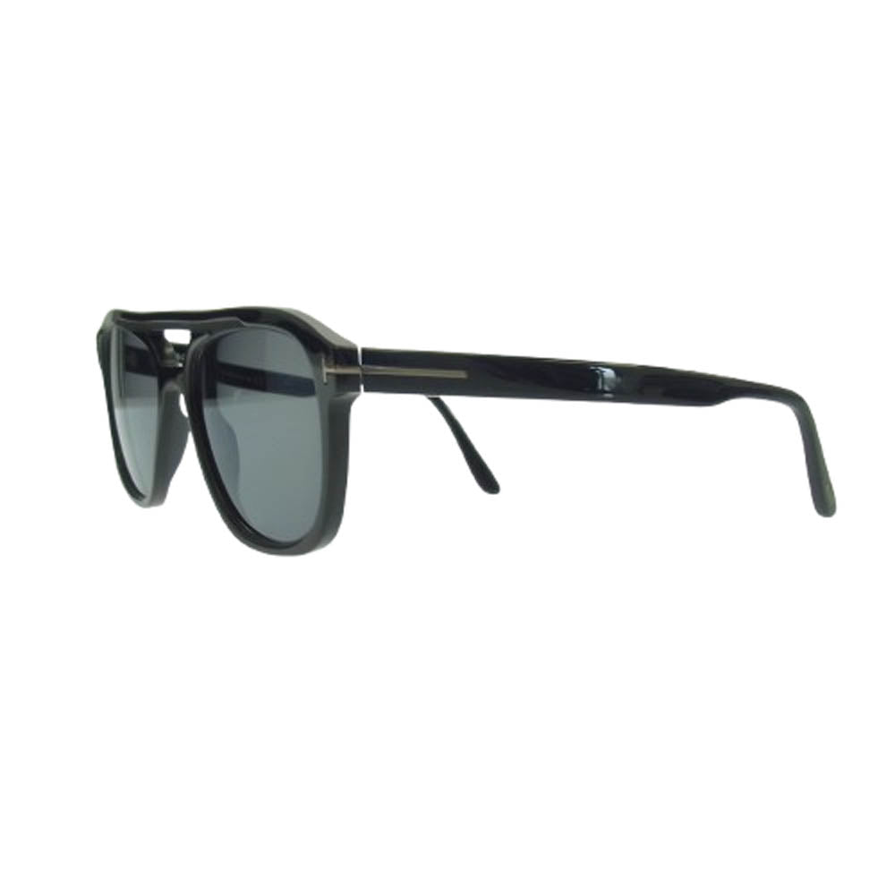 TOM FORD トムフォード Gerrard TF776-N 01A サングラス 度入りレンズ ブラック系 56□16　145【中古】