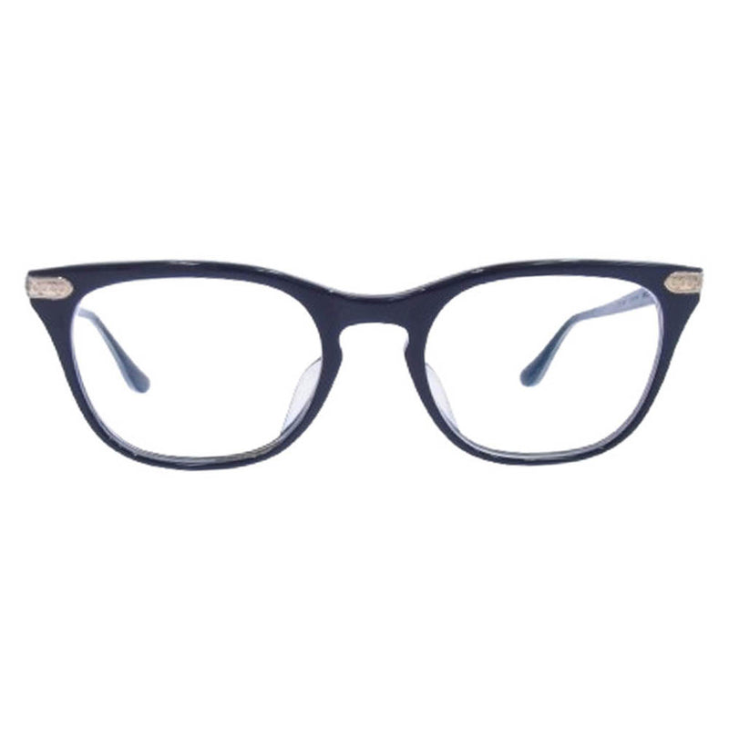 CHROME HEARTS クロムハーツ（原本無） WILLYWANKER 眼鏡 メガネ 度入りレンズ ブラック系 51□20-150【中古】