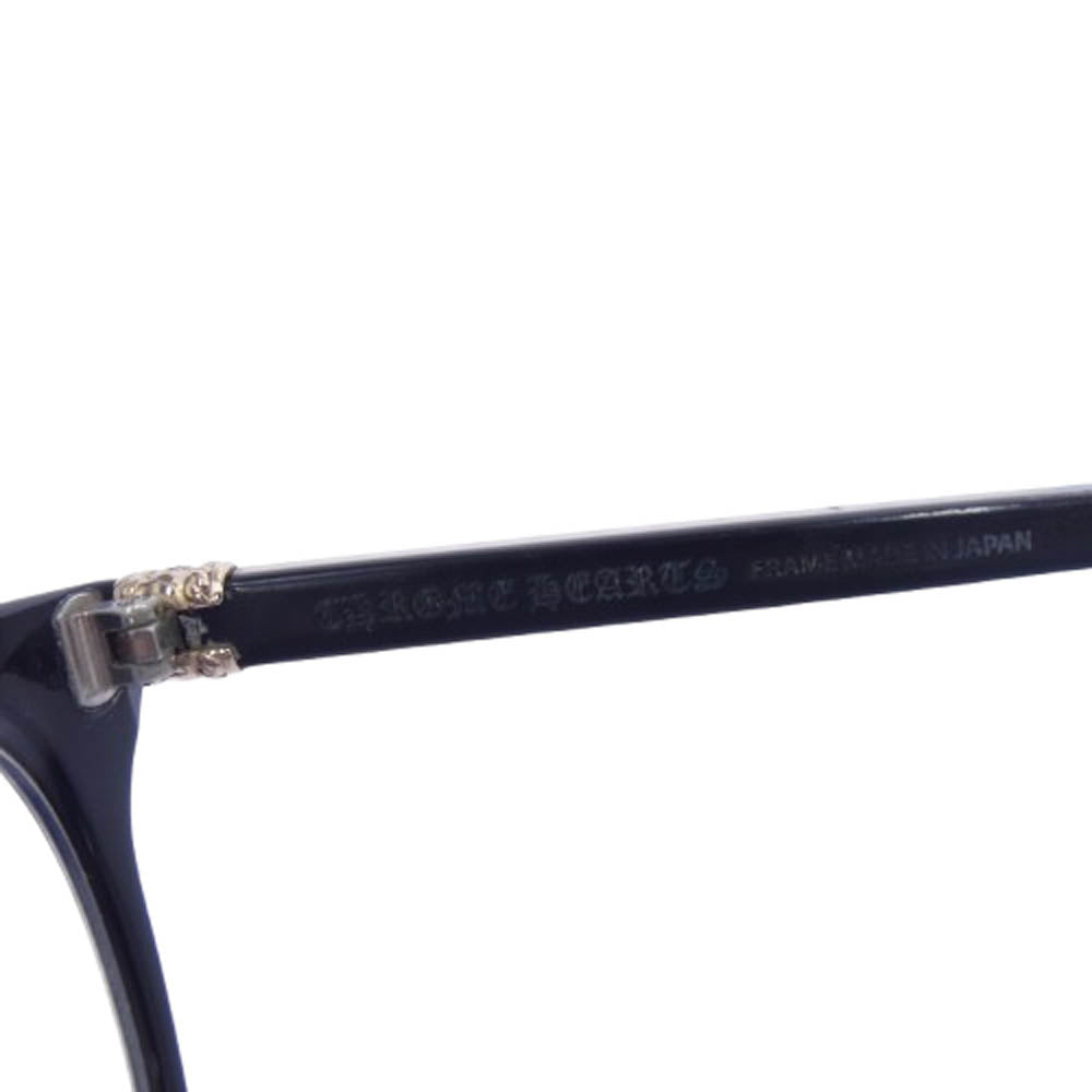 CHROME HEARTS クロムハーツ（原本無） WILLYWANKER 眼鏡 メガネ 度入りレンズ ブラック系 51□20-150【中古】
