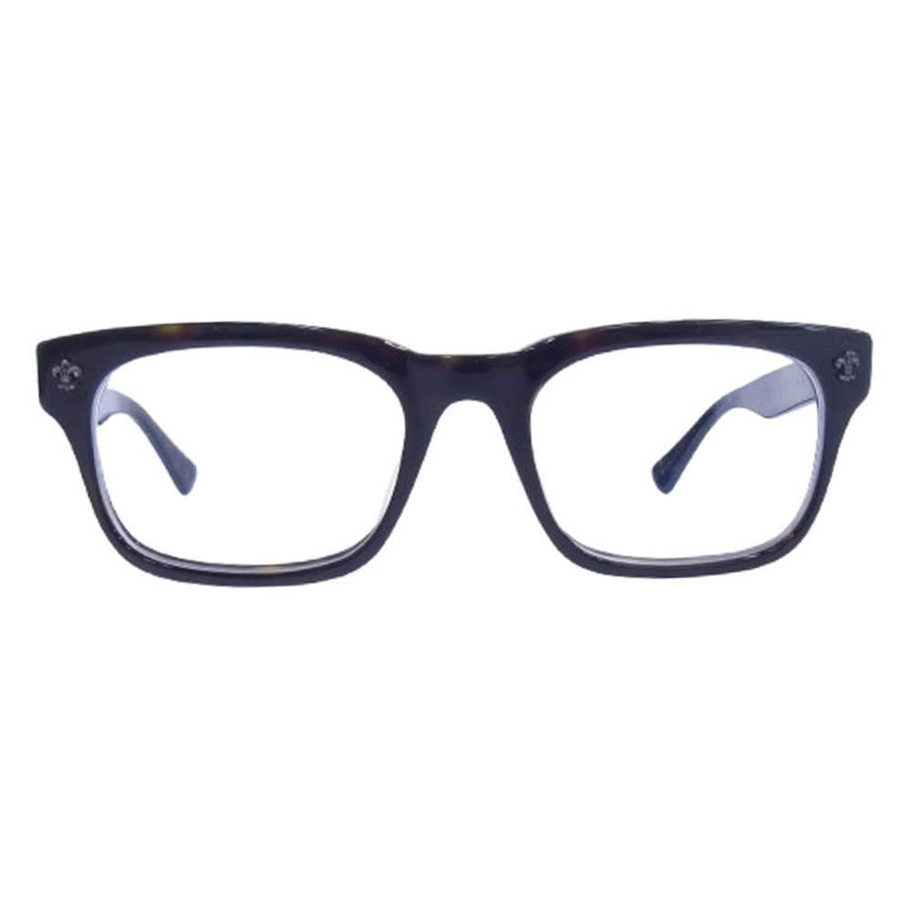 CHROME HEARTS クロムハーツ（原本無） GITTIN ANY？-A 眼鏡 メガネ 度入りレンズ【中古】