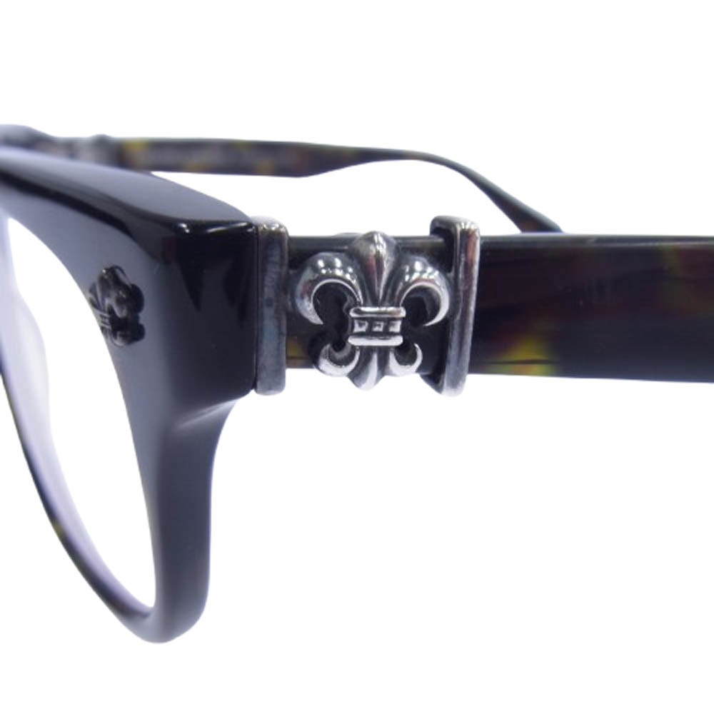 CHROME HEARTS クロムハーツ（原本無） GITTIN ANY？-A 眼鏡 メガネ 度入りレンズ【中古】