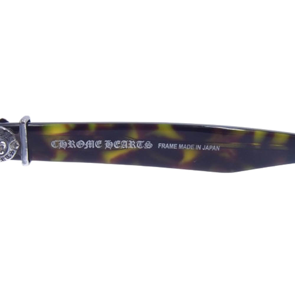CHROME HEARTS クロムハーツ（原本無） GITTIN ANY？-A 眼鏡 メガネ 度入りレンズ【中古】