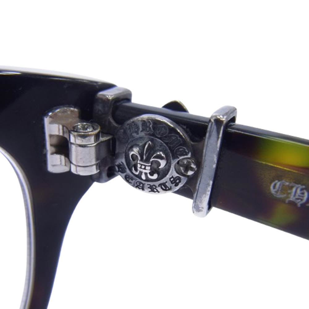 CHROME HEARTS クロムハーツ（原本無） GITTIN ANY？-A 眼鏡 メガネ 度入りレンズ【中古】