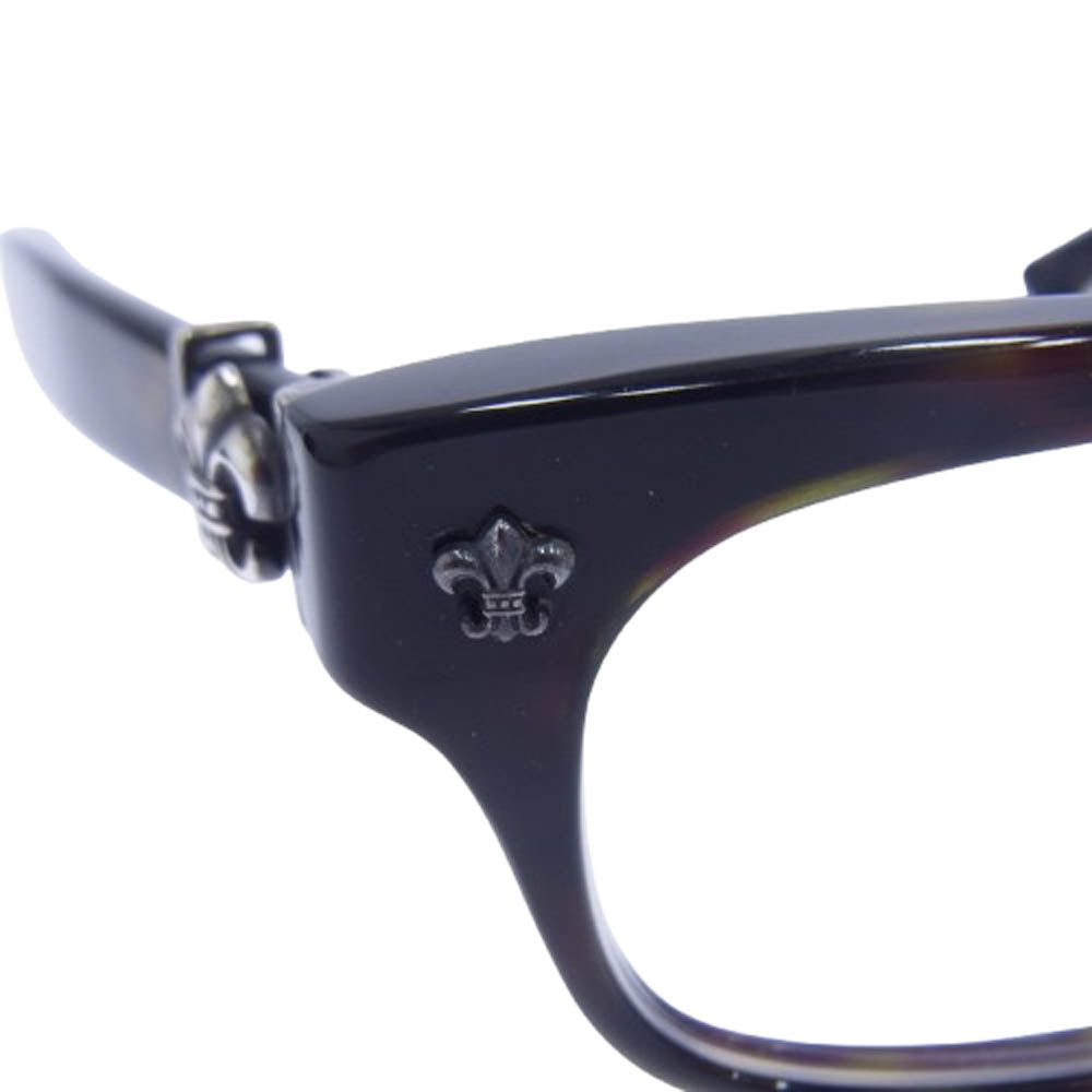 CHROME HEARTS クロムハーツ（原本無） GITTIN ANY？-A 眼鏡 メガネ 度入りレンズ【中古】