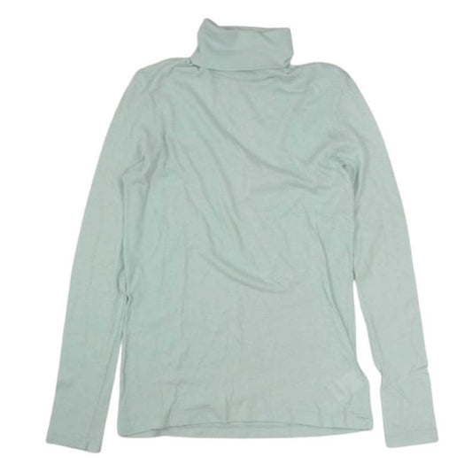 ギャルリーヴィー コットンカシミヤタートルネックプルオーバー　ハイネック セーター ライトブルー系 S【中古】