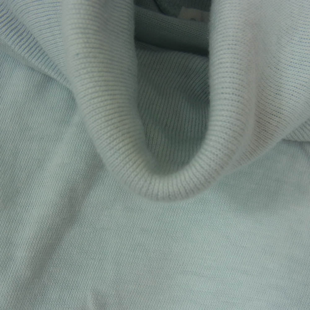 ギャルリーヴィー コットンカシミヤタートルネックプルオーバー　ハイネック セーター ライトブルー系 S【中古】