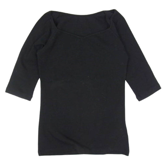 IENA イエナ カットソー Vネック トップス ブラック系 サイズ表記無【極上美品】【中古】