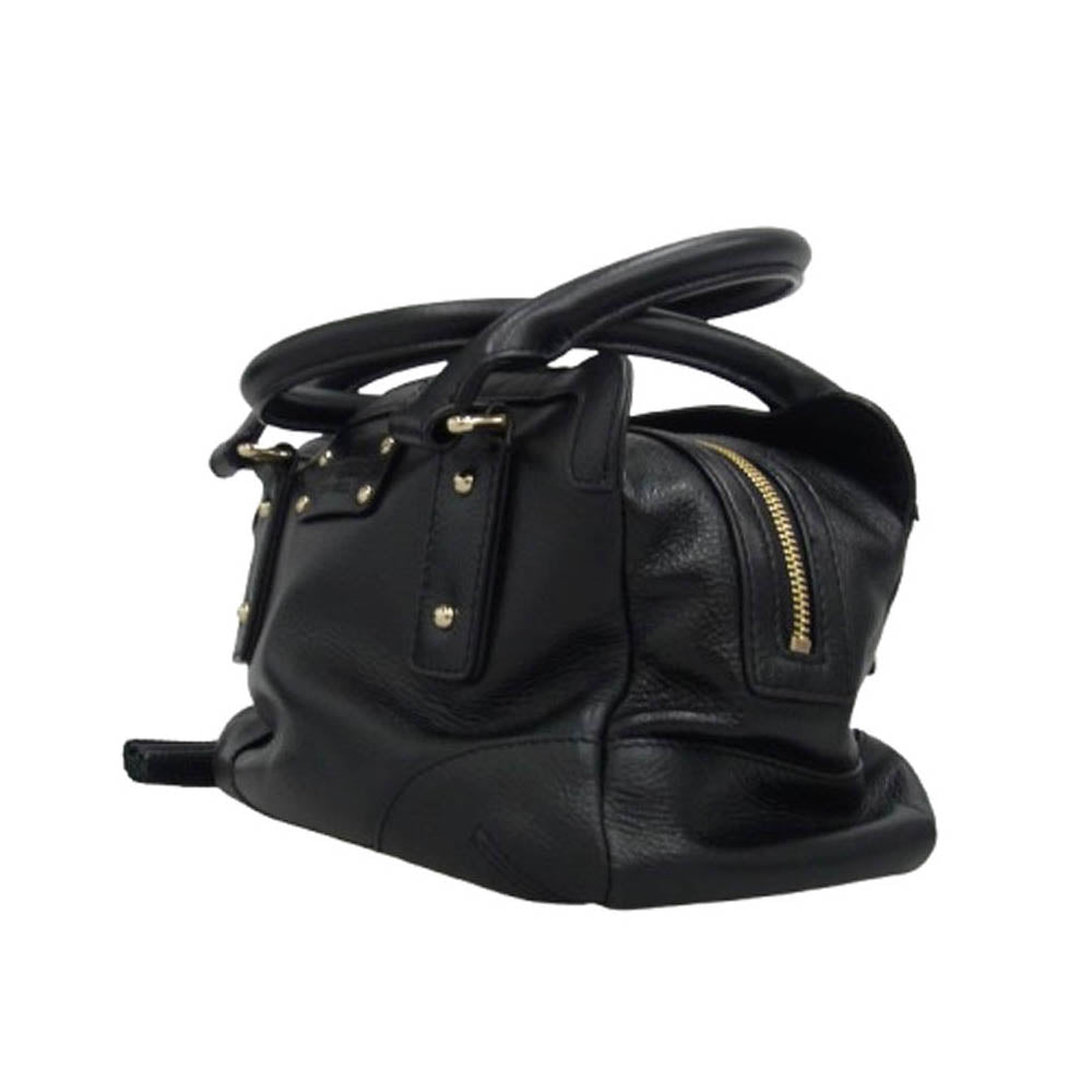 Kate Spade ケイトスペード pxru1354 ハンドバッグ レザー タッセル ブラック系【中古】