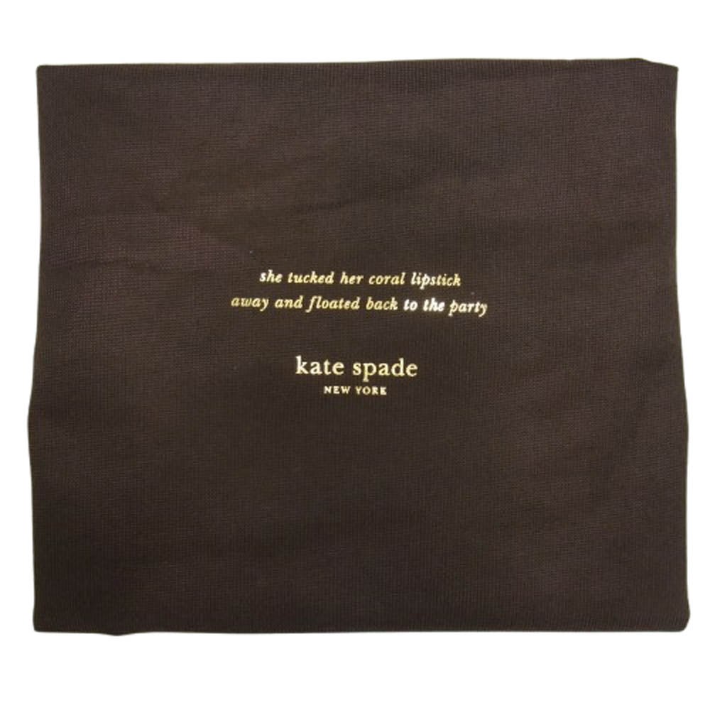 Kate Spade ケイトスペード pxru1354 ハンドバッグ レザー タッセル ブラック系【中古】