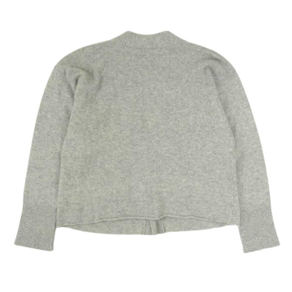 TOMORROWLAND トゥモローランド 950830 MACPHEE ラムカシミヤ Vネックカーディガン グレー系 S【中古】