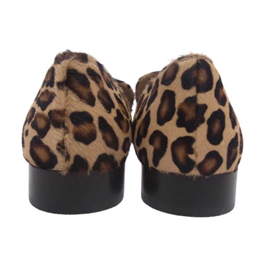 IENA イエナ A.FIRENZE レオパードローファー ヒョウ柄 ブラウン系 ベージュ系 36【極上美品】【中古】