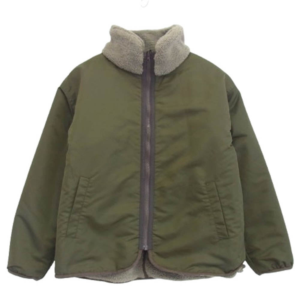 Plage プラージュ 21AW reversible boa ブルゾン リバーシブル フリースジャケット ライトブラウン系 38【美品】【中古】