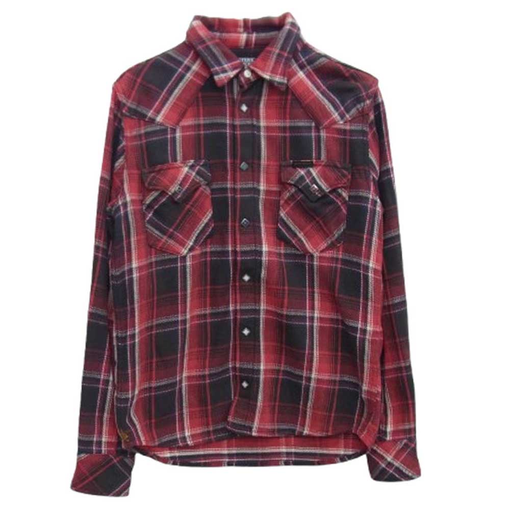 HYSTERIC GLAMOUR ヒステリックグラマー ヒステリックグラマー ネルシャツ レッド系 M【中古】