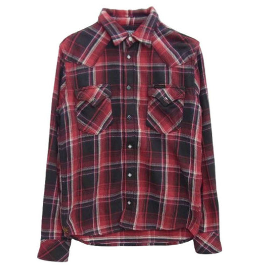 HYSTERIC GLAMOUR ヒステリックグラマー ヒステリックグラマー ネルシャツ レッド系 M【中古】