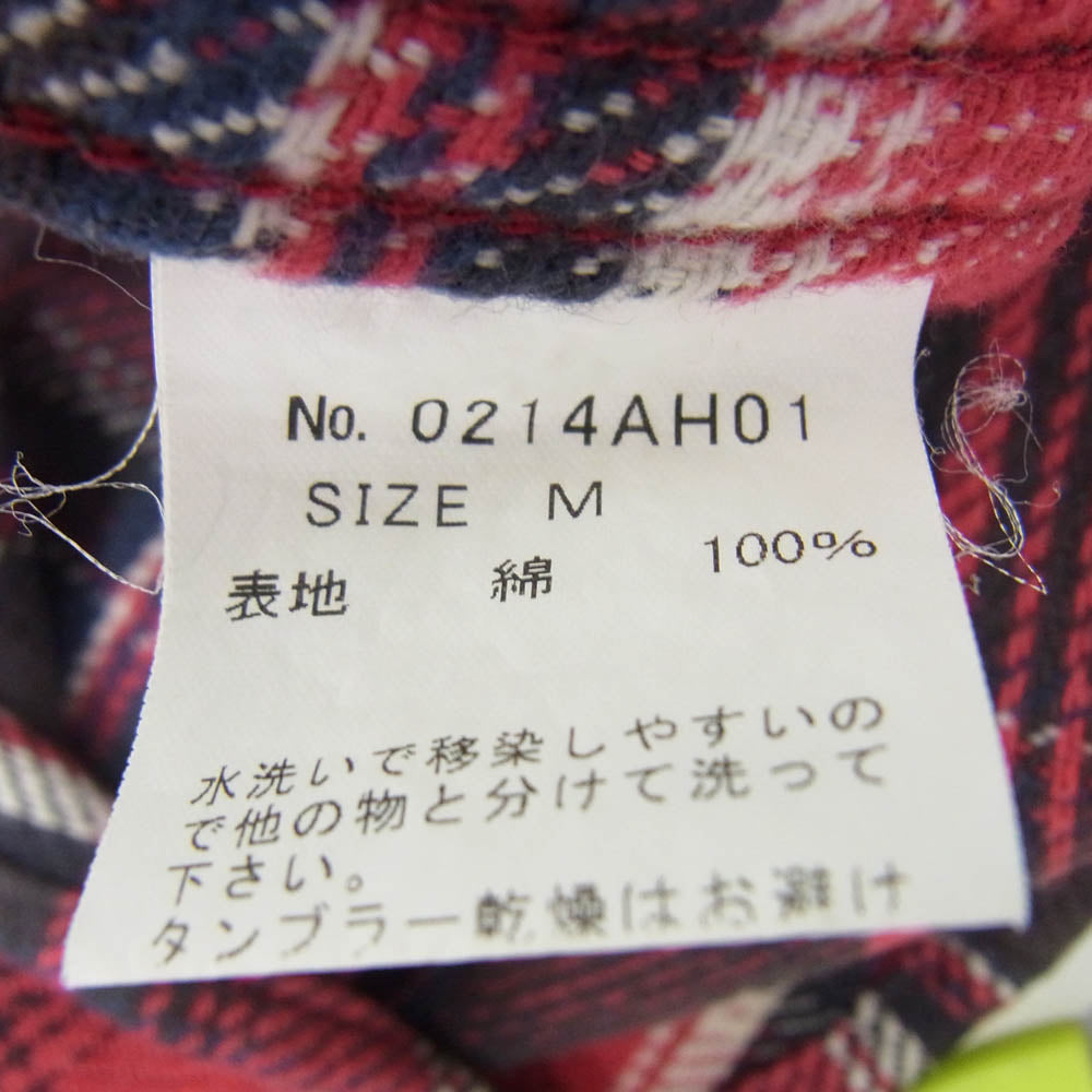 HYSTERIC GLAMOUR ヒステリックグラマー ヒステリックグラマー ネルシャツ レッド系 M【中古】