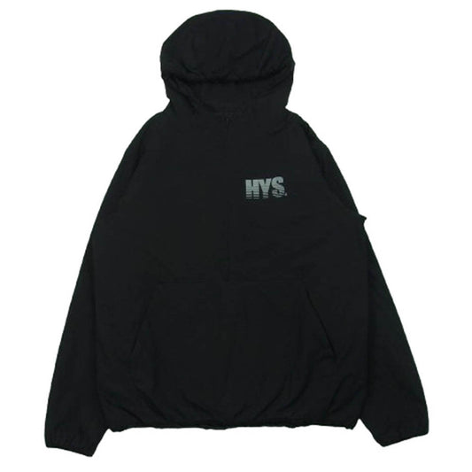 HYSTERIC GLAMOUR ヒステリックグラマー 18AW 02183AB06 プリマロフト ナイロン フーデッド プルオーバー 中綿 ジャケット ブラック系 M【中古】