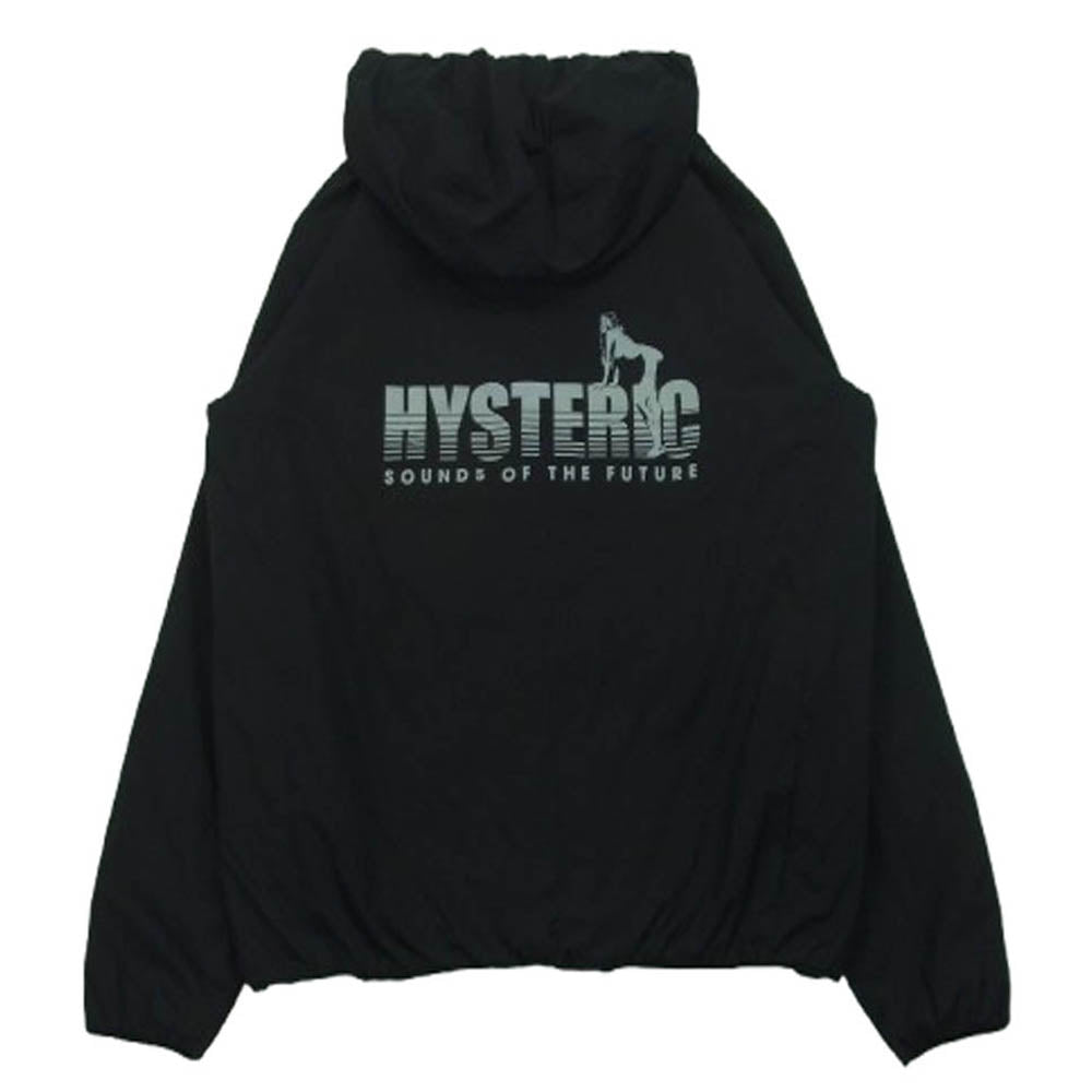 HYSTERIC GLAMOUR ヒステリックグラマー 18AW 02183AB06 プリマロフト ナイロン フーデッド プルオーバー 中綿 ジャケット ブラック系 M【中古】