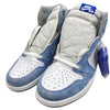 NIKE ナイキ 555088-402 【フェイクバスターズ鑑定済】Air Jordan 1 High OG Hyper Royal エアジョーダン1 ハイ OG ハイパーロイヤル ライトブルー系 27cm【極上美品】【中古】