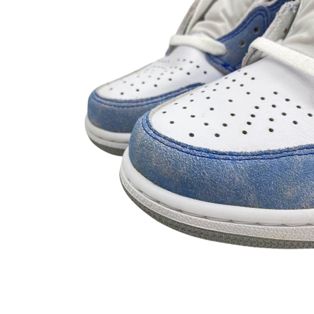 NIKE ナイキ 555088-402 【フェイクバスターズ鑑定済】Air Jordan 1 High OG Hyper Royal エアジョーダン1 ハイ OG ハイパーロイヤル ライトブルー系 27cm【極上美品】【中古】