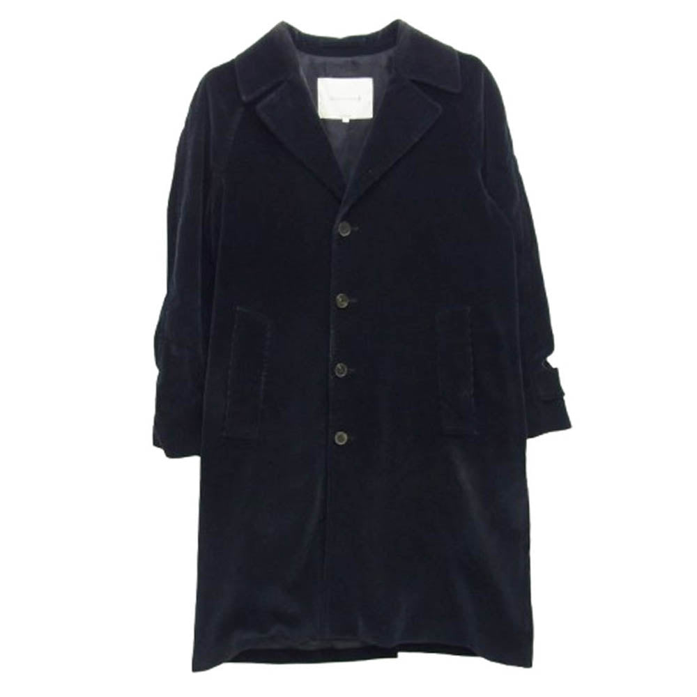 Mackintosh マッキントッシュ 6P-3H 英国製 コーデュロイ チェスター コート ダークネイビー系 38【中古】