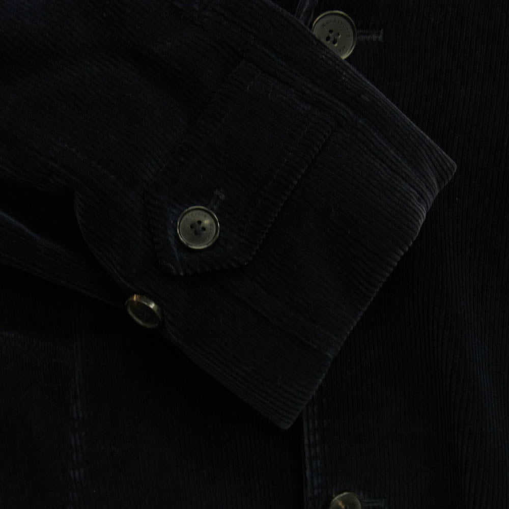 Mackintosh マッキントッシュ 6P-3H 英国製 コーデュロイ チェスター コート ダークネイビー系 38【中古】