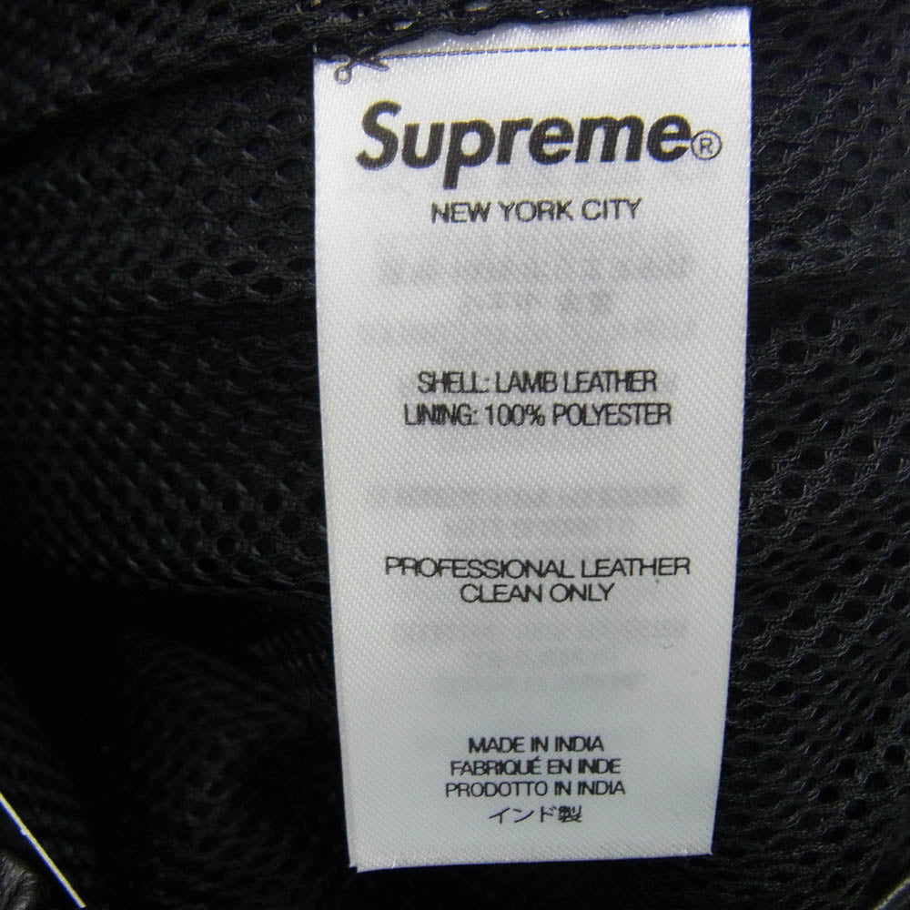 Supreme シュプリーム 25AW × Umbro Leather Track Pant アンブロ レザー トラック パンツ ブラック系 L【新古品】【未使用】【中古】