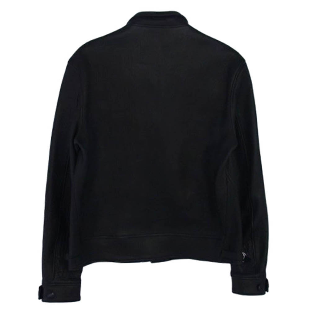 FINE CREEK LEATHERS ファインクリークレザー ACJK054 Joseph Jacket Deer ジョセフ レザー ジャケット ブラック系 42【極上美品】【中古】