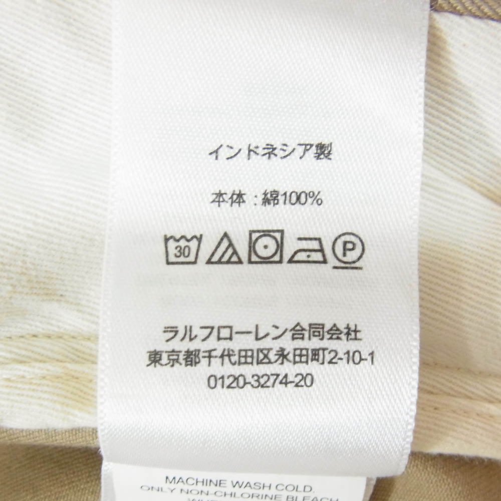 POLO RALPH LAUREN ポロ・ラルフローレン チノ パンツ ベージュ系 32【中古】