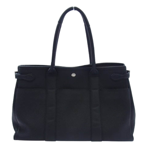 WILDSWANS ワイルドスワンズ PRECEDE レザートート ビジネス バッグ ブラック系【中古】