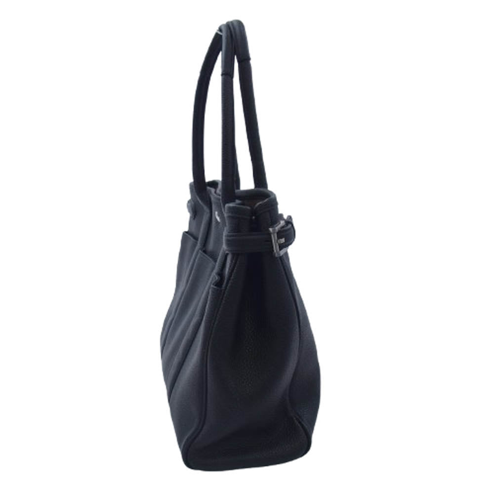 WILDSWANS ワイルドスワンズ PRECEDE レザートート ビジネス バッグ ブラック系【中古】
