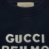 GUCCI グッチ 644664 XJDA4 UN PEU MOINS UN PEU PLUS ロゴ刺繍 ポケット スウェット ネイビー系 XXS【中古】