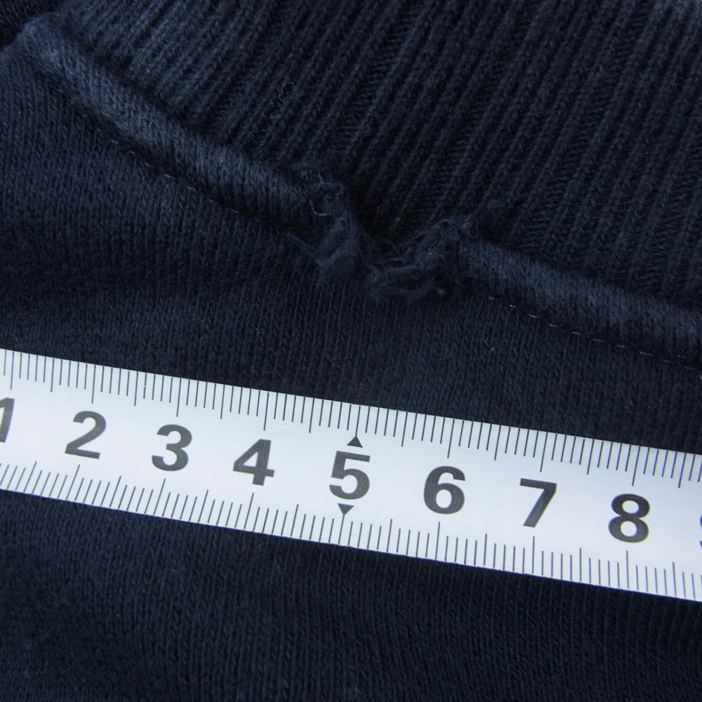 GUCCI グッチ 644664 XJDA4 UN PEU MOINS UN PEU PLUS ロゴ刺繍 ポケット スウェット ネイビー系 XXS【中古】