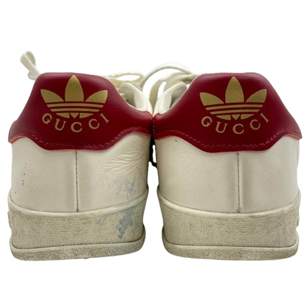GUCCI グッチ 707861 × ADIDAS GAZZELLE ガゼル ローカット スニーカー 21cm【中古】