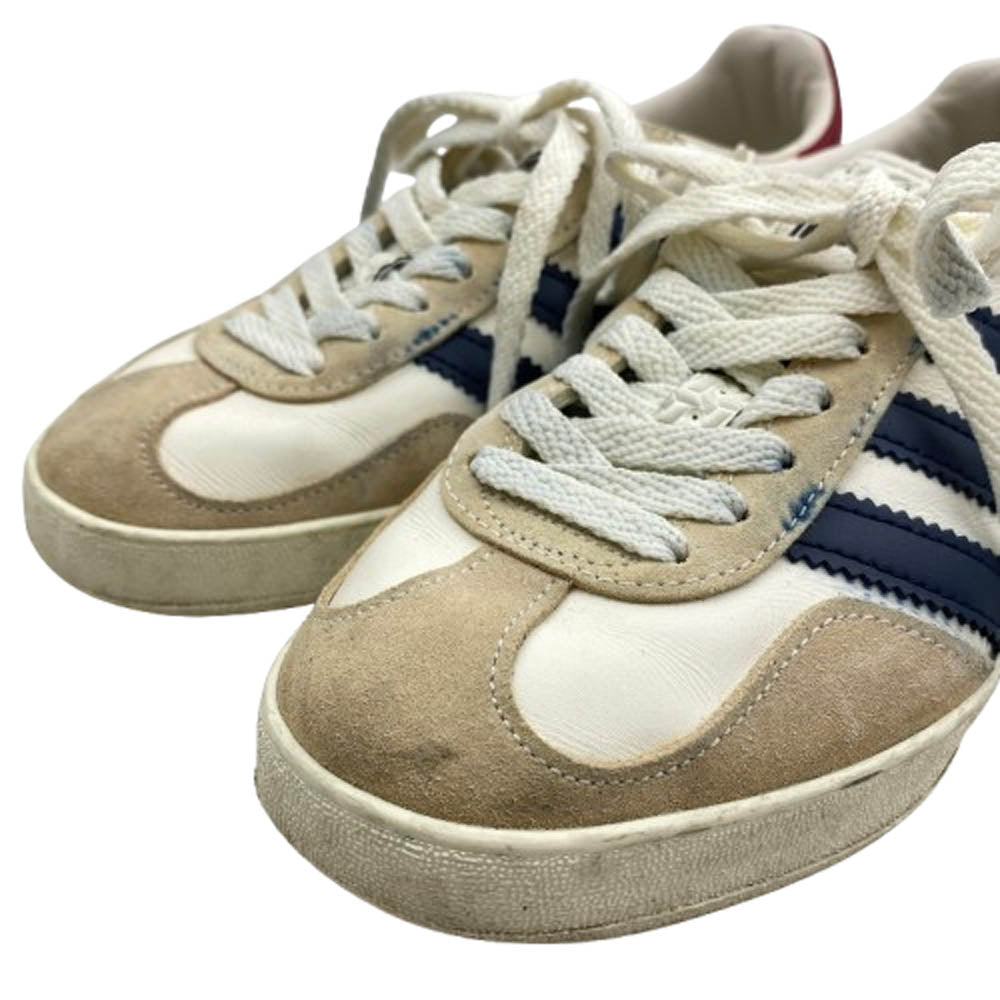GUCCI グッチ 707861 × ADIDAS GAZZELLE ガゼル ローカット スニーカー 21cm【中古】