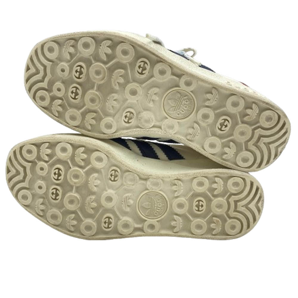 GUCCI グッチ 707861 × ADIDAS GAZZELLE ガゼル ローカット スニーカー 21cm【中古】