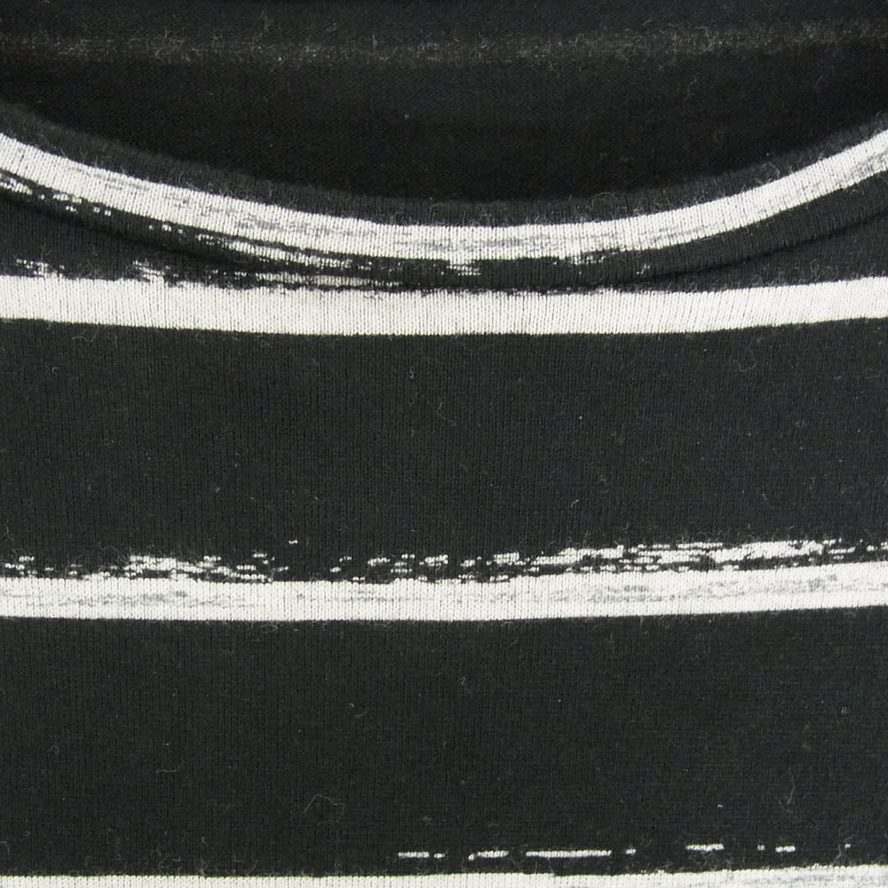 PORTER CLASSIC ポータークラシック Artist Border アーティストボーダー 長袖 Tシャツ カットソー ブラック系 S【中古】