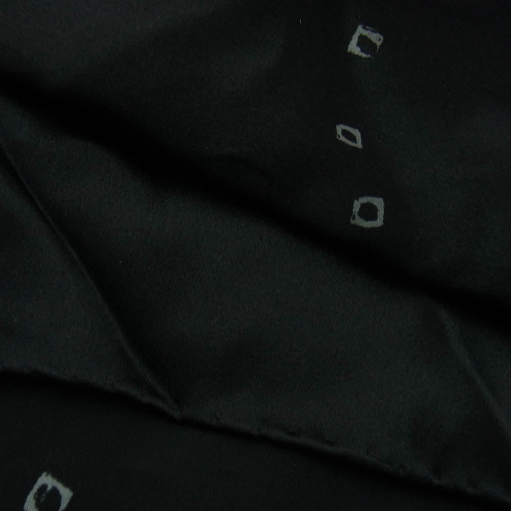 PORTER CLASSIC ポータークラシック ロゴ スカーフ ストール ブラック系【中古】