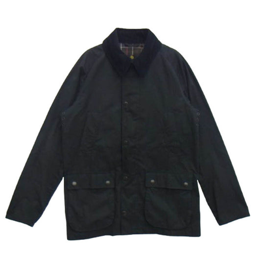 Barbour バブアー MCA0487NY71 BEDALE SL PEACHED ビデイル 3ワラント ピーチスキン ジャケット ブラック系 40【中古】