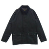 Barbour バブアー MCA0487NY71 BEDALE SL PEACHED ビデイル 3ワラント ピーチスキン ジャケット ブラック系 40【中古】