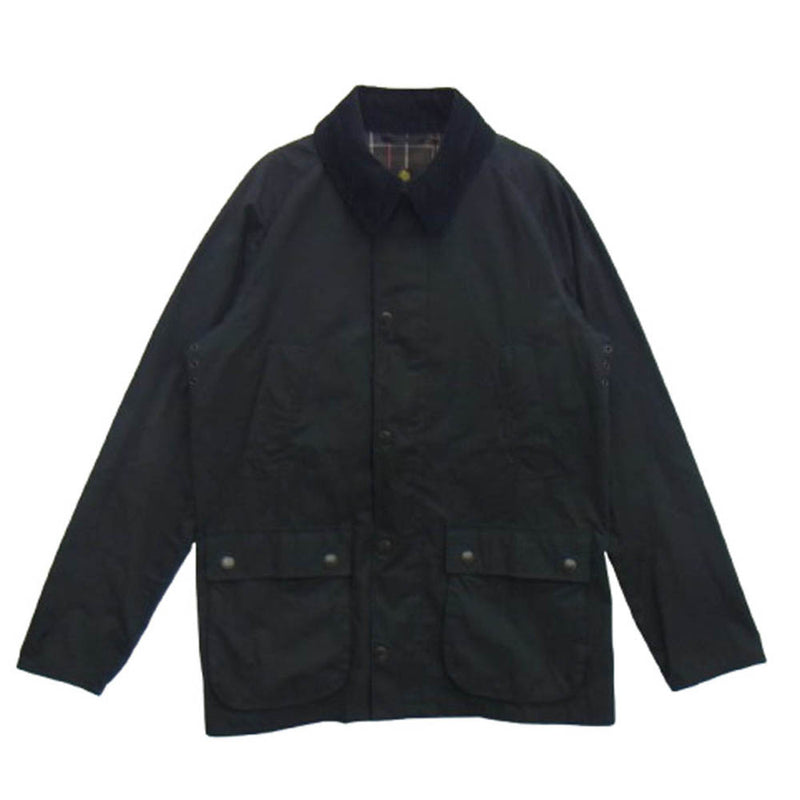 Barbour バブアー MCA0487NY71 BEDALE SL PEACHED ビデイル 3ワラント ピーチスキン ジャケット ブラック系 40【中古】