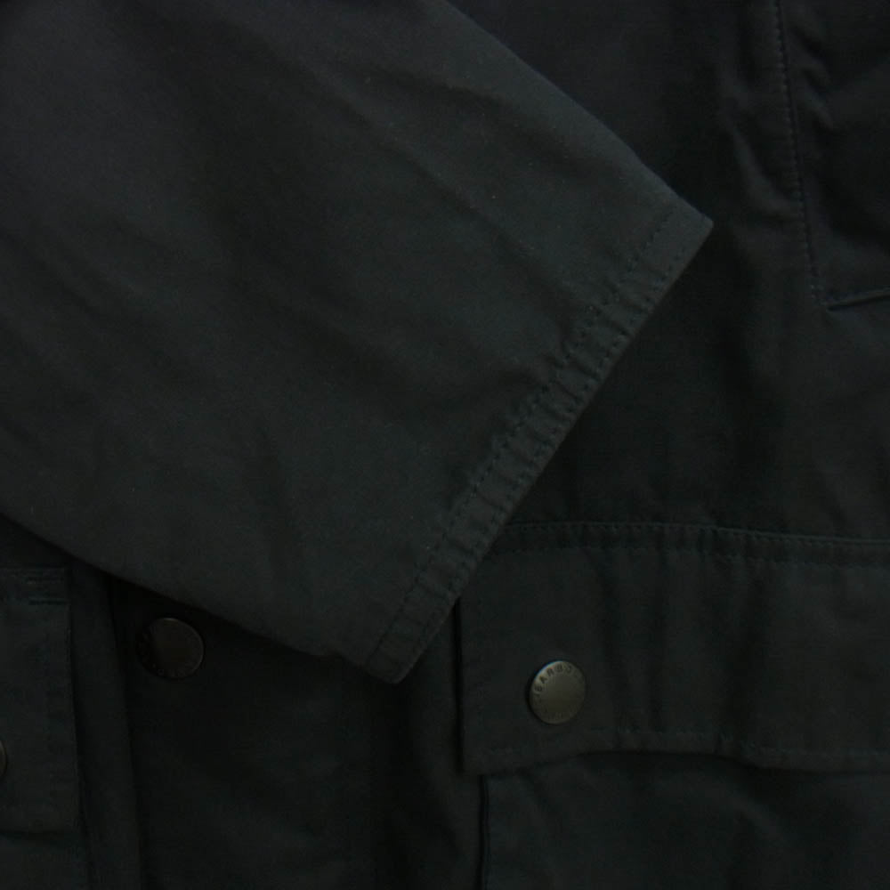 Barbour バブアー MCA0487NY71 BEDALE SL PEACHED ビデイル 3ワラント ピーチスキン ジャケット ブラック系 40【中古】