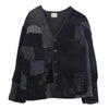 PORTER CLASSIC ポータークラシック H/W PATCHWORK CARDIGAN パッチワーク カーディガン ブラック系 2【中古】