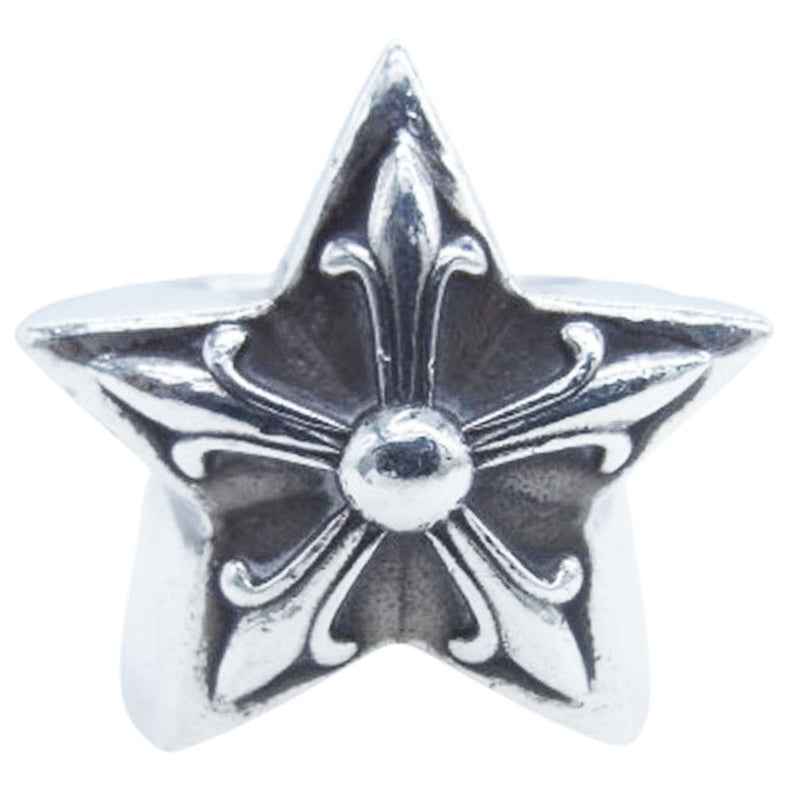 CHROME HEARTS クロムハーツ（原本有） STR LRG ラージスター シルバー リング シルバー系 15号【中古】