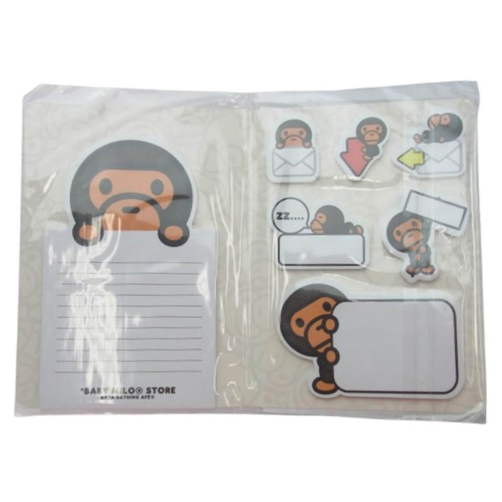 A BATHING APE アベイシングエイプ BABY MILO STORE メモ セット マルチカラー系【極上美品】【中古】