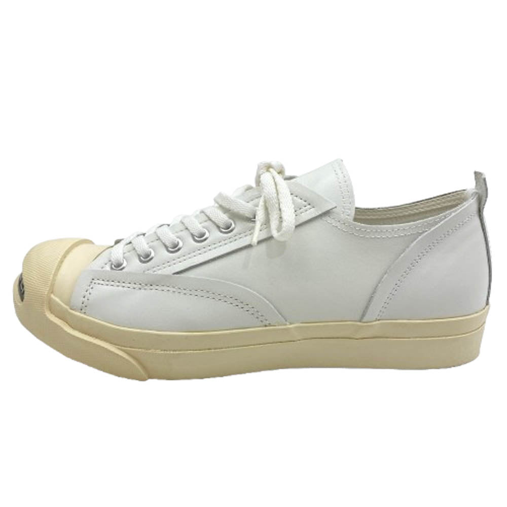 UNDERCOVER アンダーカバー 14AW N9F01 25周年復刻モデル トゥーロゴ 牛革 レザー ローカット スニーカー ホワイト系 M【極上美品】【中古】